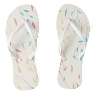 tree leaves flip flops