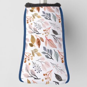 tree leaves golf head cover