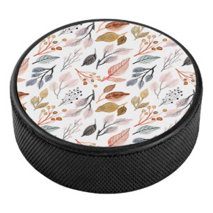 tree leaves hockey puck