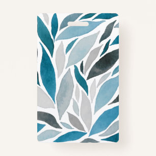 tree leaves ID badge