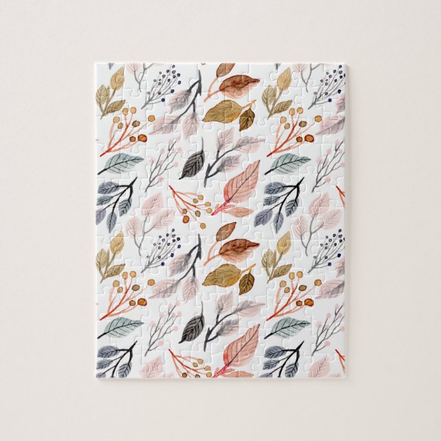 tree leaves jigsaw puzzle (Vertical)