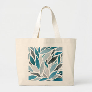 tree leaves large tote bag