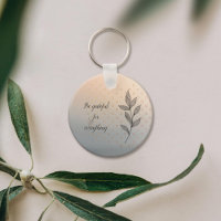 Tree leaves pattern Keychain