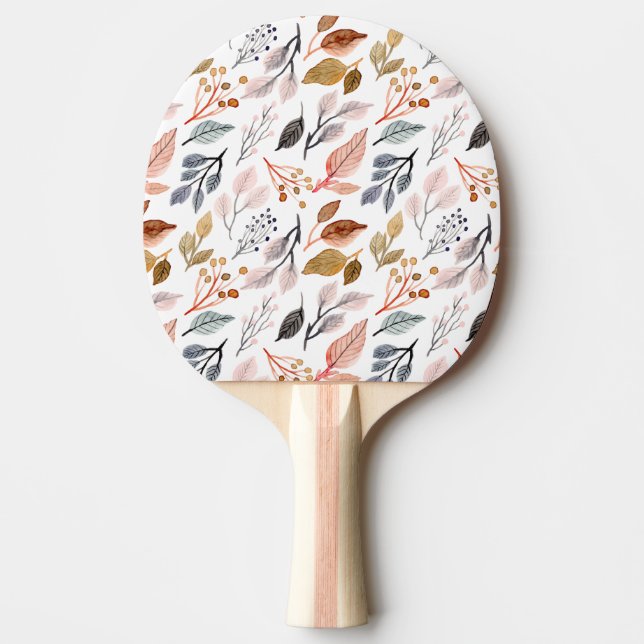 tree leaves ping pong paddle (Front)
