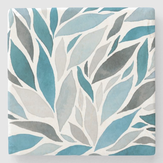 tree leaves stone coaster (Front)