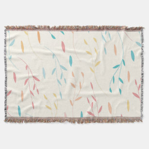 tree leaves throw blanket