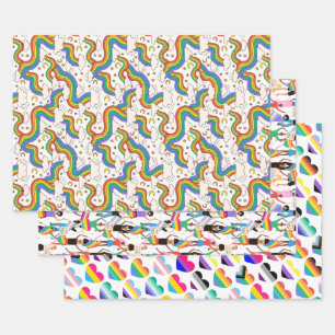 Tree LGBTQ+ Design   Wrapping Paper Sheet