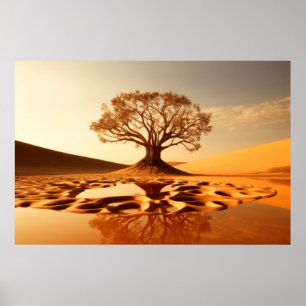 Tree Life Enchanting Tranquil Nature Poster