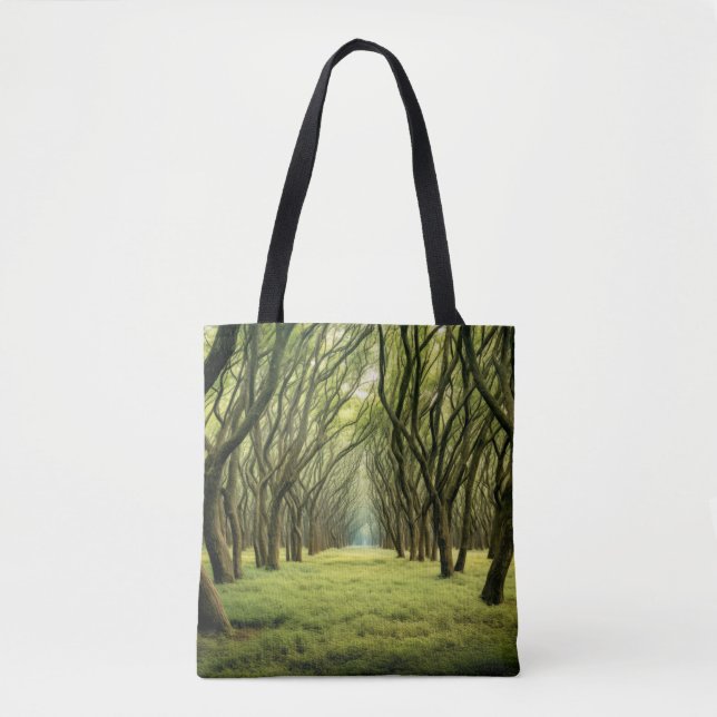 Tree Life Enchanting Tranquil Nature  Tote Bag (Front)