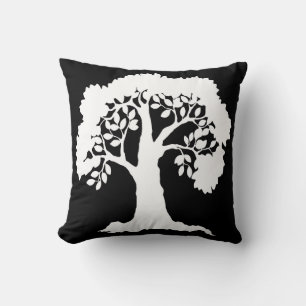 Tree Light Throw Pillow