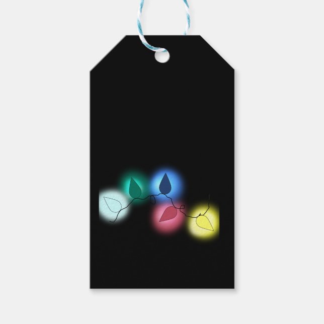 tree lights gift tags (Front)