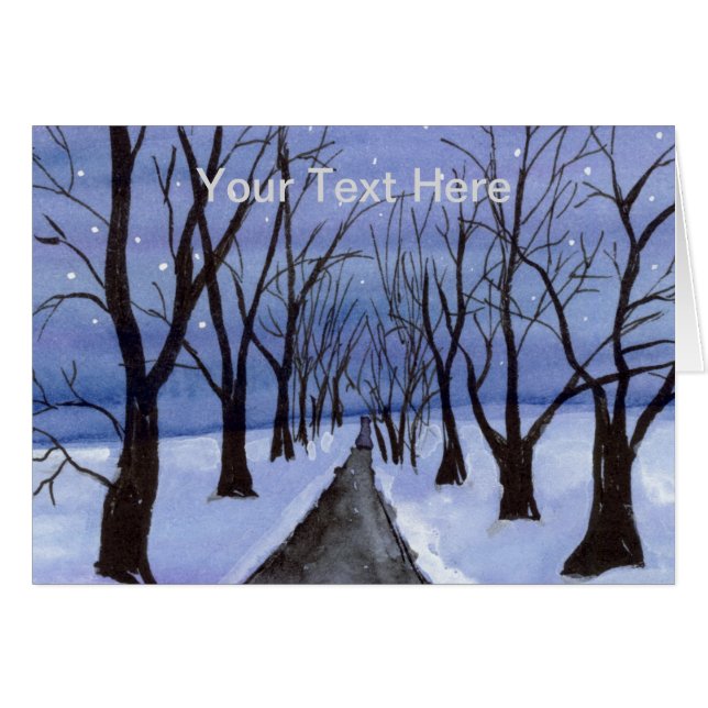 Tree Lined Road (Front Horizontal)