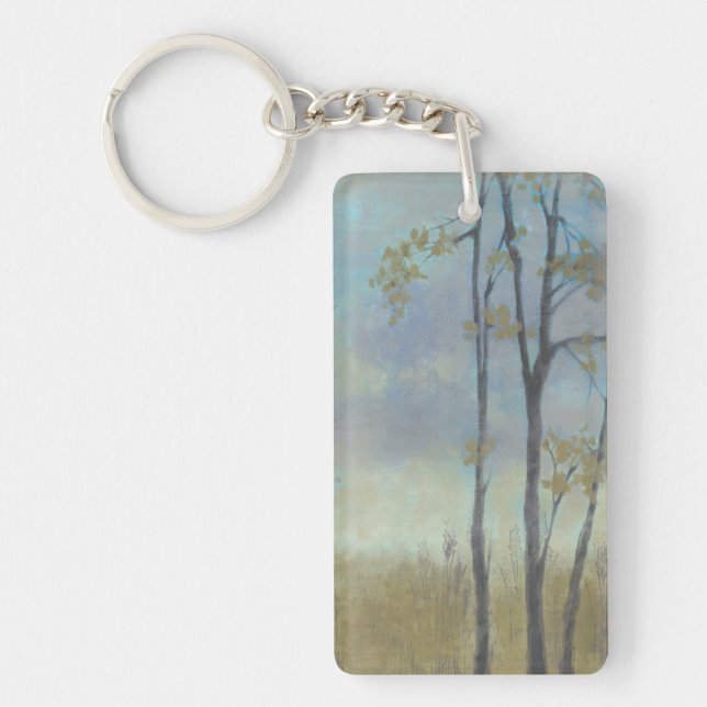 Tree-Lined Wheat Grass I Key Ring (Front)