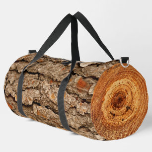 Tree Log  Duffle Bag