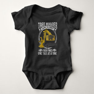 Tree Logging Joke Forestry Harvester Baby Bodysuit