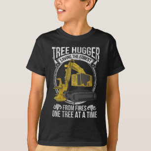 Tree Logging Joke Forestry Harvester T-Shirt