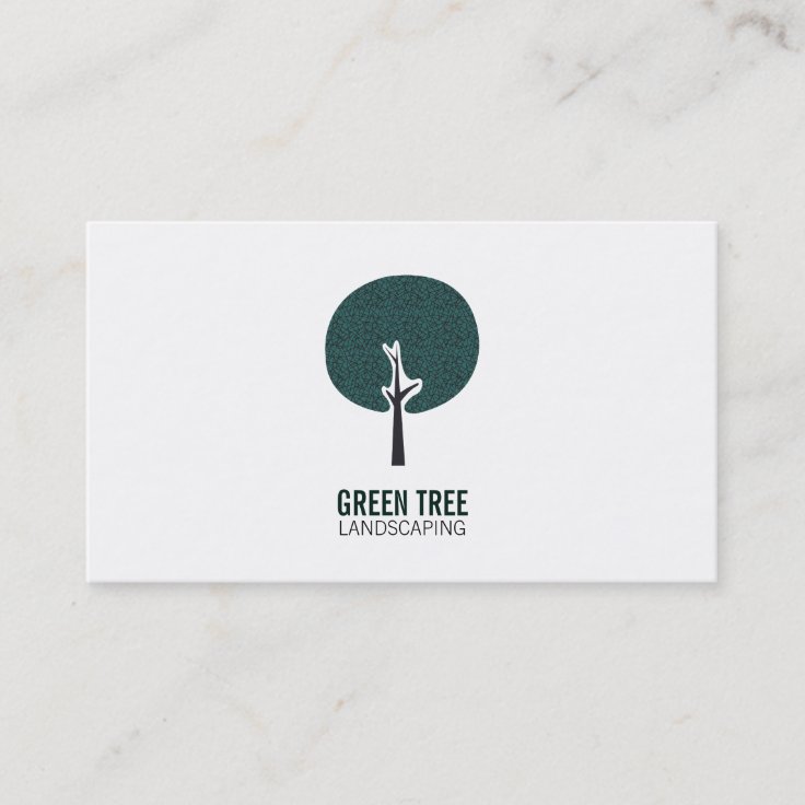 Tree Logo Business Card 