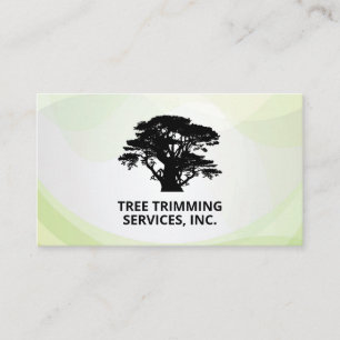Tree Logo Landscaping Business Card