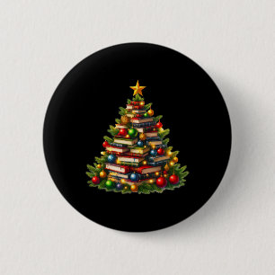 Tree Love Reading Books Librarian Men Women Funny 6 Cm Round Badge