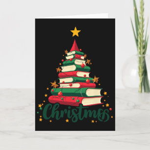 Tree Love Reading Books Librarian Men Women Funny Card