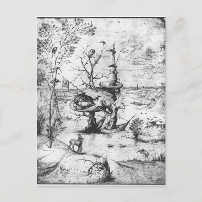 Tree Man by Hieronymus Bosch Postcard (Front)