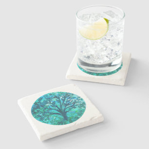 Tree Medallion Stone Coaster