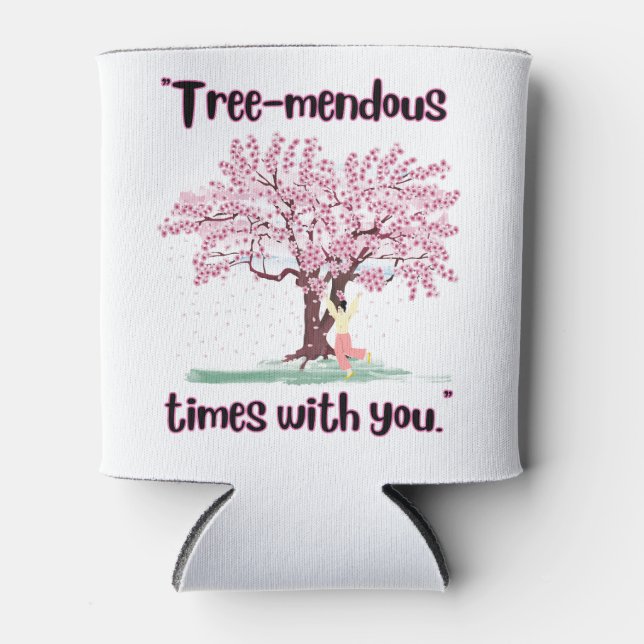 TREE MENDUS QUOTE CAN COOLER (Front)