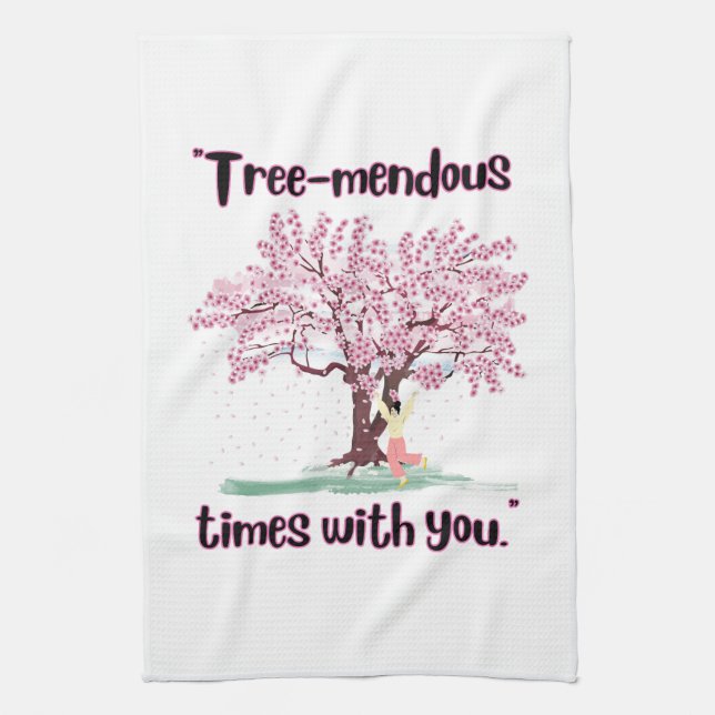 TREE MENDUS QUOTE TEA TOWEL (Vertical)