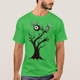 Tree Monster Weird Ink Drawing T-Shirt