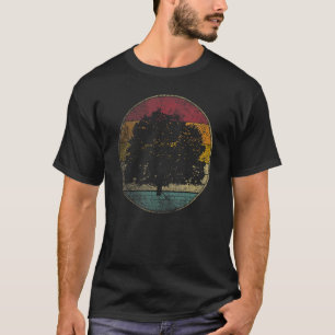 Tree Nature Earth Day Gif Retro Style Vintage 70s T-Shirt