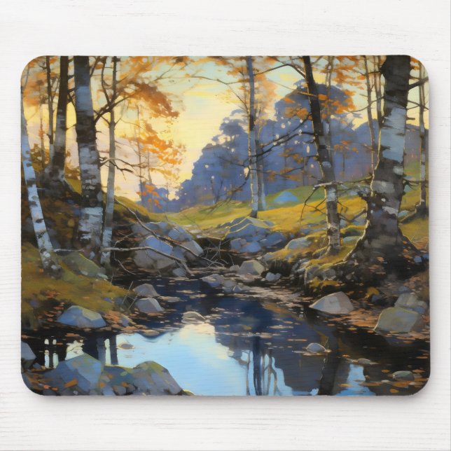 Tree Nature Landscape Mouse Mat (Front)
