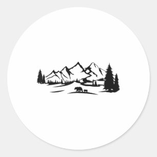 Tree Nature Trees Forest Environmental Protection Classic Round Sticker