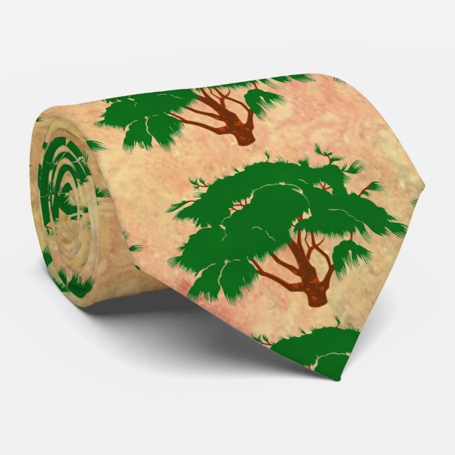 Tree Neck Tie (Rolled)