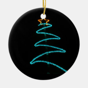 tree neon ceramic tree decoration