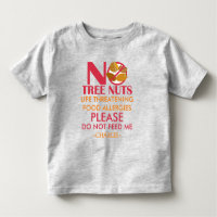 Tree Nut Allergy Shirt, Do not feed me