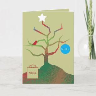 Tree Of Art Christmas Card