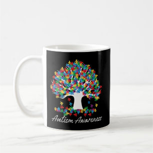 Tree Of Autism Awareness Month Life ASD Men women  Coffee Mug