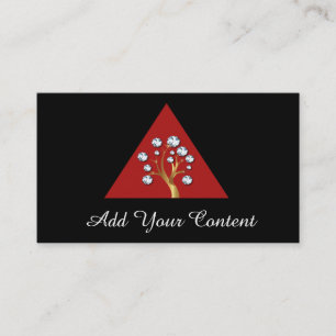Tree of Diamonds Business Card Logo
