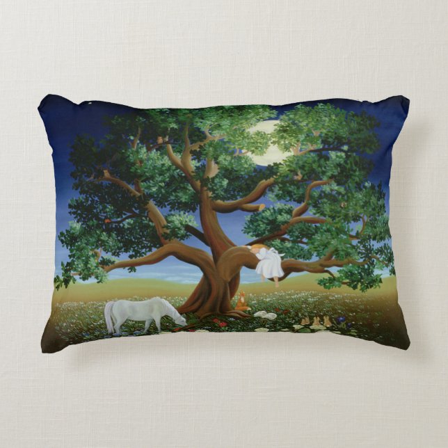 Tree of Dreams 1994 Decorative Cushion (Front)