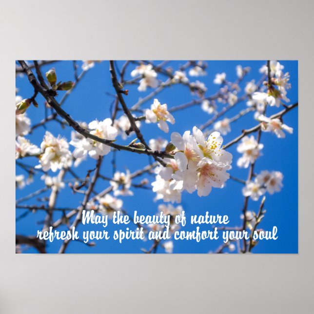 Tree of Flowers inspirational poster (Front)