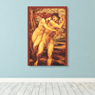 Tree of Forgiveness, Sir Edward Coley Burne-Jones Canvas Print