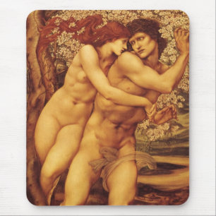 Tree of Forgiveness, Sir Edward Coley Burne-Jones Mouse Mat