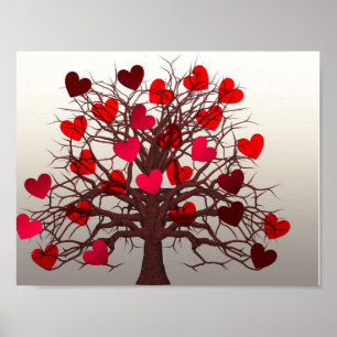 Tree of Hearts Poster