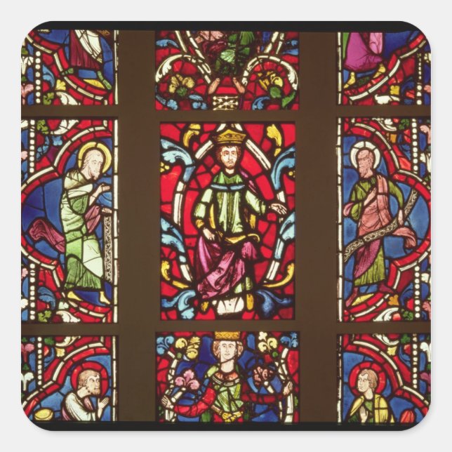 Tree of Jesse Square Sticker (Front)