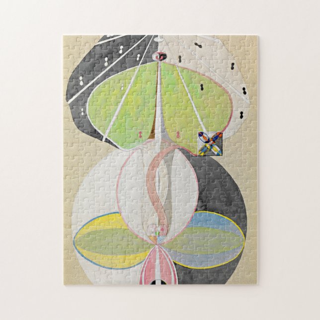 Tree of Knowledge, No.2, 1915 by Hilma af Klint Jigsaw Puzzle (Vertical)