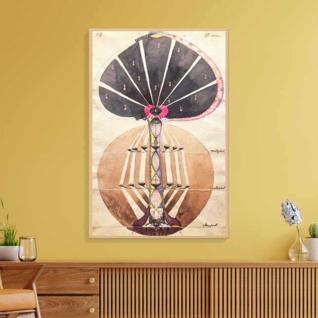 Tree of Knowledge No. 3 | Hilma af Klint | Canvas Print (Insitu(LivingRoom))