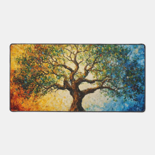 Tree of Knowledge - Oil Painting Desk Mat