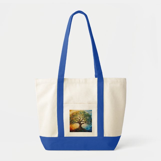 Tree of Knowledge - Oil Painting Tote Bag (Front)