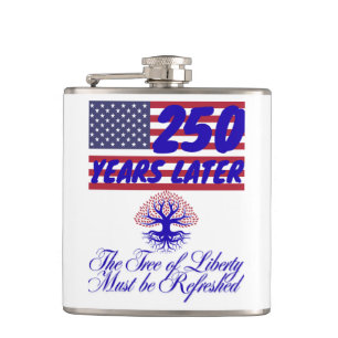 Tree of Liberty Flask