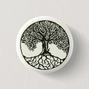 Tree Of Life 3 Cm Round Badge